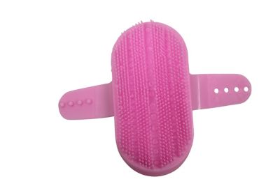 Image showing  Derby Bathing Curry Comb, Pink