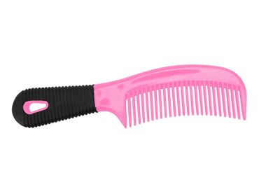 Image showing  Tahoe Tack Soft-Grip Mane and Tail Comb, Pink
