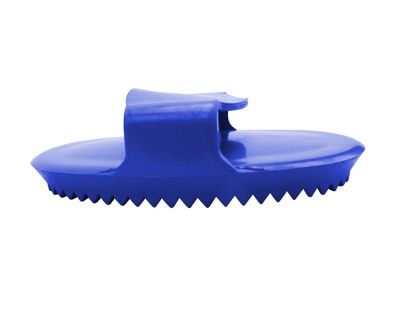 Derby Originals Rubber Horse Grooming Curry Comb, Large, Red