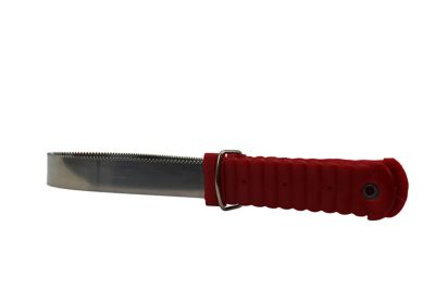 Image showing  Steel Dog and Horse Grooming Shedding Blade, Red