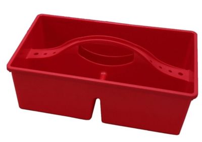 Image showing  Large Plastic Horse Grooming Caddy, Red
