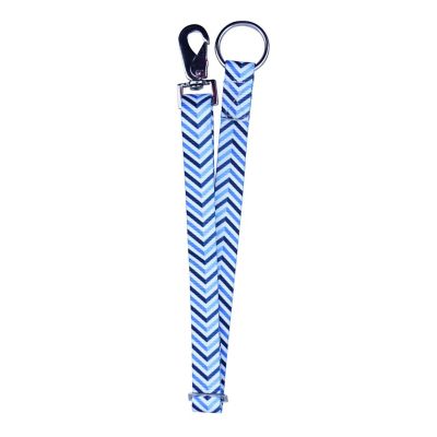 Derby Originals Heavy-Duty Adjustable 30 in. Nylon Hanging Bucket Straps for Water and Feed Buckets, Blue Chevron