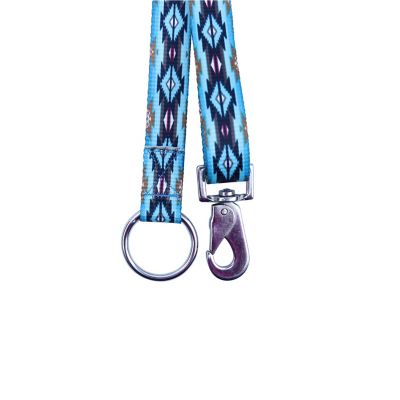 Image showing  Heavy-Duty Adjustable 30 in. Nylon Hanging Bucket Straps for Water and Feed Buckets, Grey Floral