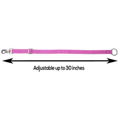 Image showing  Heavy-Duty Adjustable 30 in. Nylon Hanging Bucket Straps for Water and Feed Buckets, Hurricane Blue