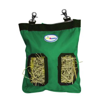 Image showing  Easy Feed Small Pet Hanging Hay Bag for Guinea Pigs and Rabbits, Green, Small