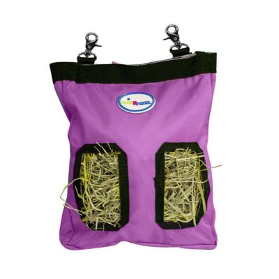 Image showing  Easy Feed Small Pet Hanging Hay Bag for Guinea Pigs and Rabbits, Purple, Small