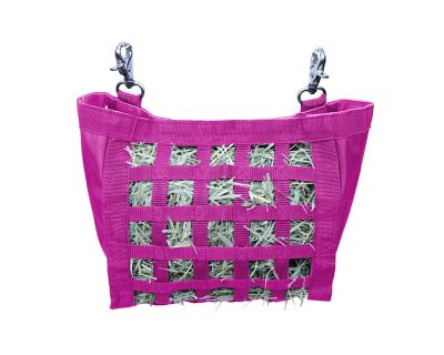 cuteNfuzzy Superior Small Pet Hanging Hay Bag for Guinea Pigs and Rabbits, Pink, Small
