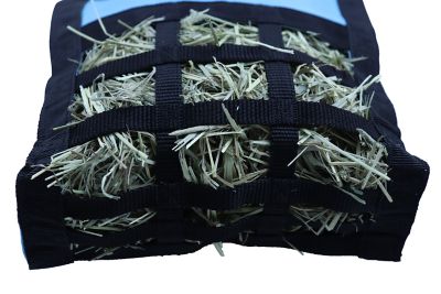 Image showing  Nylon Small Animal Hay Bag for Guinea Pigs and Rabbits with Super Tough Bottom, Black, Small