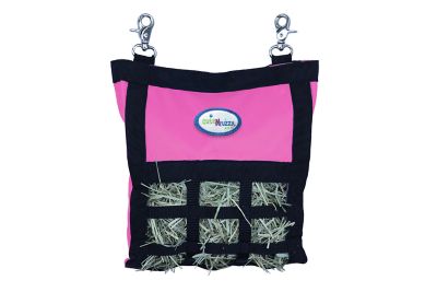 Image showing  Nylon Small Animal Hay Bag for Guinea Pigs and Rabbits with Super Tough Bottom, Pink, Small