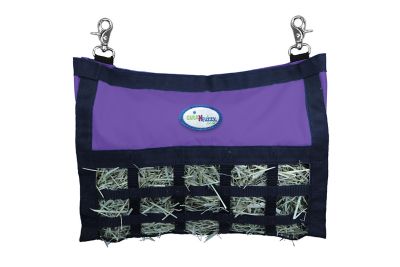 Image showing  Nylon Small Animal Hay Bag for Guinea Pigs and Rabbits with Super Tough Bottom, Purple, Large