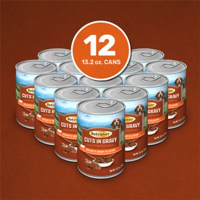 Image showing  Adult Cuts in Gravy Hearty Beef Flavor Multi-Pack Wet Dog Food, 13.2 oz., 12 pk.
