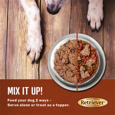 Image showing 5 th Retriever Adult Cuts in Gravy Hearty Beef Flavor Multi-Pack Wet Dog Food, 13.2 oz., 12 pk.