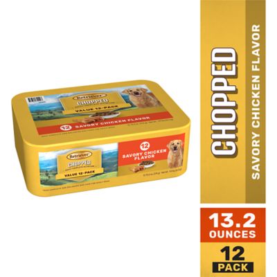 Retriever Adult Savory Chicken Flavor Chopped Wet Dog Food, 13.2 oz., Pack of 12 Cans dog food