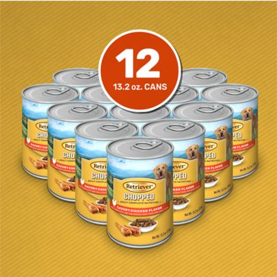 Image showing  Adult Chopped Savory Chicken Flavor Multi-Pack Wet Dog Food, 13.2 oz., 12 pk.
