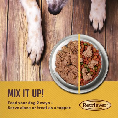 Image showing 5 th Retriever Adult Chopped Savory Chicken Flavor Multi-Pack Wet Dog Food, 13.2 oz., 12 pk.