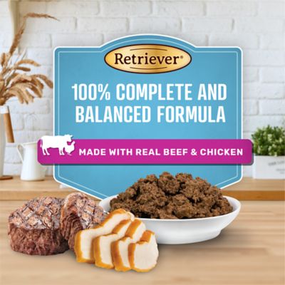 Image showing  Puppy Chopped Beef and Chicken Flavor Multi-Pack Wet Dog Food, 13.2 oz., 12 pk.