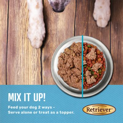 Image showing 5 th Retriever Puppy Chopped Beef and Chicken Flavor Multi-Pack Wet Dog Food, 13.2 oz., 12 pk.