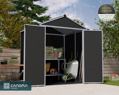 Image showing  6 ft. x 5 ft. Rubicon Shed, Gray