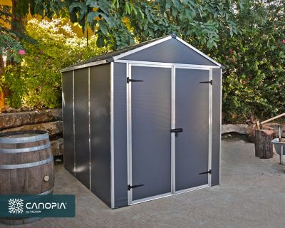 Image showing  Rubicon Shed 6 ft. x 8 ft., Gray