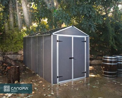 Image showing  6 ft. x 12 ft. Rubicon Shed, Gray