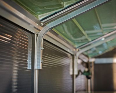 Image showing 5 th Canopia by Palram 6 ft. x 12 ft. Rubicon Shed, Gray