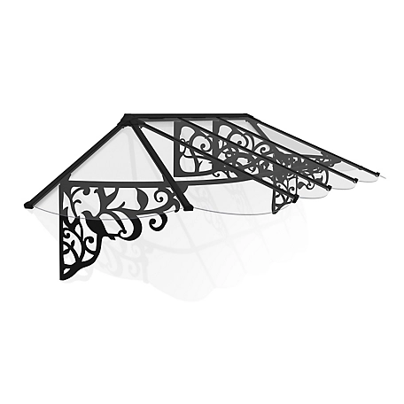 Palram Canopia 125.6 in. x 34.6 in. Lily 3154 Door Awning