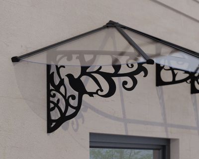 Image showing 5 th Canopia by Palram 145.7 in. x 34.6 in. Lily 3666 Awning