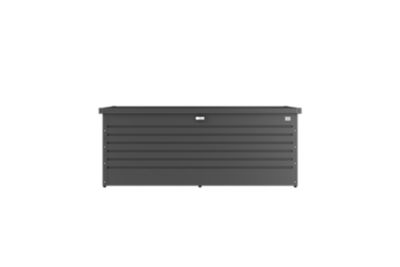 Biohort Leisure Time 210 Gallon Deck Storage Box in Dark Gray Metallic