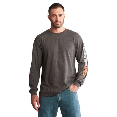 Timberland PRO Long-Sleeve Base Plate Blended T-Shirt with Logo