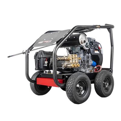 SIMPSON 5,000 PSI 5 GPM Gas Cold Water SuperPro Roll-Cage Pressure Washer with UDOR Industrial Triplex Pump, Honda GX690 Engine