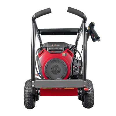 Image showing 6 th SIMPSON 5,000 PSI 5 GPM Gas Cold Water SuperPro Roll-Cage Pressure Washer, UDOR Industrial Triplex Pump, Honda GX690 Engine