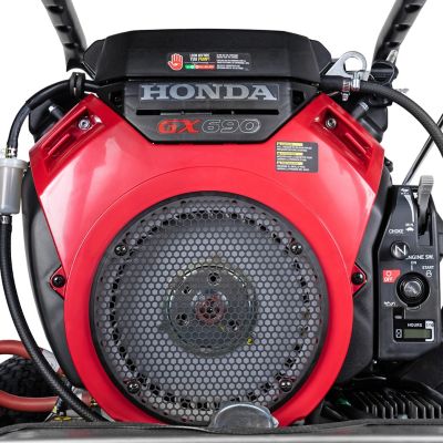 Image showing 7 th SIMPSON 5,000 PSI 5 GPM Gas Cold Water SuperPro Roll-Cage Pressure Washer, UDOR Industrial Triplex Pump, Honda GX690 Engine