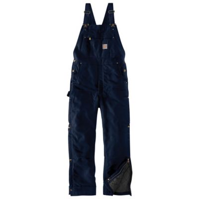 Carhartt Men's Loose Fit Firm Duck Insulated Bib Overalls