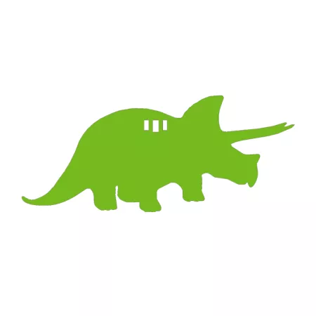 ORIGIN Triceratops Target 3/8 in AR500 Shooting Targets