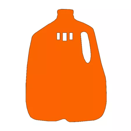 ORIGIN Gal Target for milk jug 3/8 in AR500 Shooting Targets