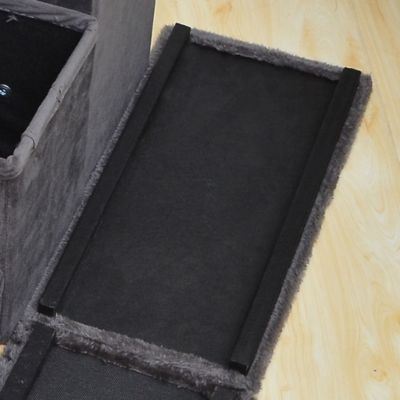 Image showing 7 th Catry 2-in-1 Pet Stepping Ladder with Storage, Stairs for Senior Pets