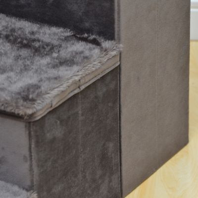 Image showing 8 th Catry 2-in-1 Pet Stepping Ladder with Storage, Stairs for Senior Pets