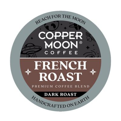 Copper Moon Coffee Single Serve Coffee Pods for Keurig K-Cup Brewers, French Roast Blend, 292217
