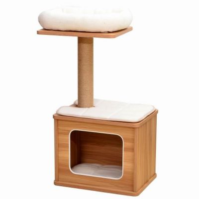 Image showing  30 in. Minimalist Cedar Cat Tree