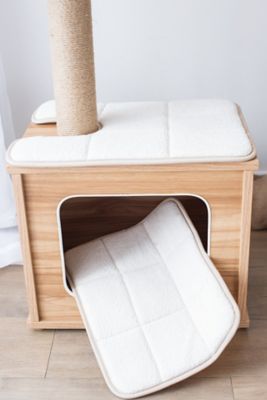 Image showing 7 th Catry 30 in. Minimalist Cedar Cat Tree