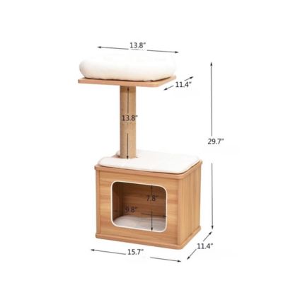 Image showing 9 th Catry 30 in. Minimalist Cedar Cat Tree