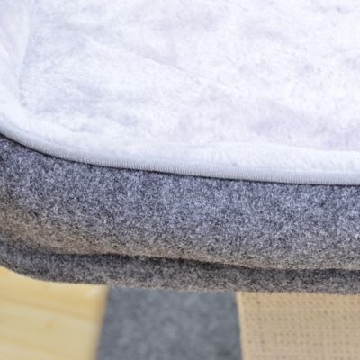 Image showing  Mellow Cat Bed with Sisal Scratching Post, 22.8 in.