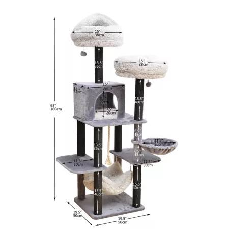 Catry Babylon 63" Cat Tree Cat Trees & Condos