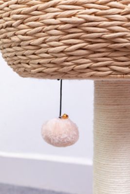 Image showing 5 th PetPals 29 in. 2-Level Lookout Cat Tree with Sisal Scratching Post