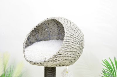 Image showing 5 th PetPals 50 in. 4-Level Tundra Handwoven Cat Tree