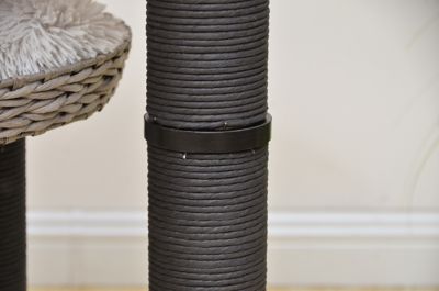 Image showing 6 th PetPals 50 in. 4-Level Tundra Handwoven Cat Tree