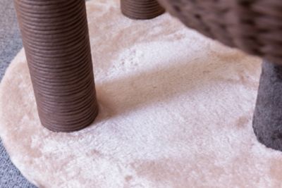 Image showing 7 th PetPals 48.5 in. 5-Level Pharaoh Cat Tree with Paper Rope Scratching Posts