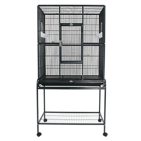 A&E Cage 31 in. x 20 in. Flight Bird Cage with Stand, Green