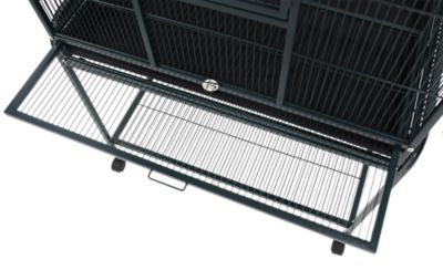 Image showing  31 in. x 20 in. Flight Bird Cage with Stand, Green