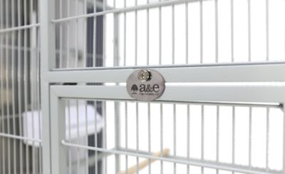 Image showing  31 in. x 20 in. Flight Bird Cage with Stand, Platinum